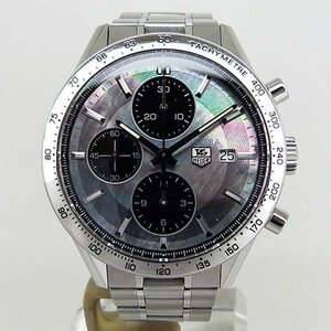 中古タグホイヤー【TAG HEUER】 CV201P.BA0794 カレラ タキメータークロノグラフ ブラックシェル