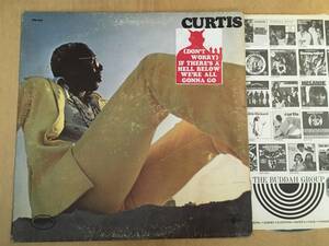 悪魔ステッカー付 Curtis Mayfield / Curtis / 1ST / CRS 8005 / Move on up Curtom USオリジナル
