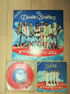 DoobieBrothers nolans ABBAレコード3枚セット　コカ・コーラ　ドゥービィーブラザーズ　ノーランズ　アバ