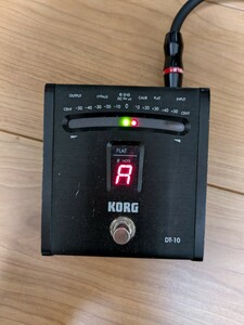 KORG コルグ DT-10 チューナー 　黒　ブラック　エフェクター デジタルチューナー 　ギター ベース チューニング 