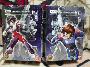 希少廃盤未開封品 バンダイ ハイコンプロ GUNDOM SEED DESTINY ディアクティブボックス ディスティニー&ストフリ(ディアクティブモード)