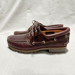 24SS 新品 Timberland ティンバーランド 3eyelet classic rug BURGUNDYデッキシューズ モカシンブーツ 26.5