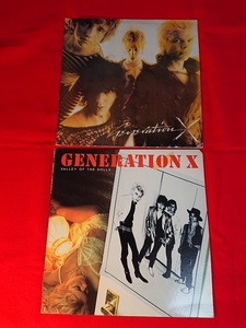 【TOP OPEN盤含】GENERATION X/ORIGINAL LP2枚セット/GENERATION X.SHAM 69.DAMNED.亜無亜危異.アナーキー.THE STAR CLUB.STALIN.