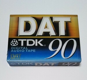 【新品訳ありDATテープ】TDK DAT DEGITAL AUDIO TAPE 90分 1枚 未開封品 希少　☆☆☆