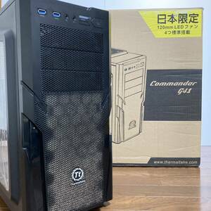 Thermaltake Commander G41 ミドルタワー ATX microATX ブラック 自作PC パソコンケース サーマルテイク デスクトップPC 