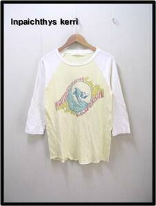 S 【Inpaichthys kerri インパクティスケリー ラグランTシャツ】