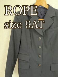 ROPE ロペ セットアップスーツ スカートスーツ ストライプ レディース 9号