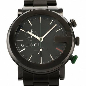 グッチ GUCCI Gクロノ YA101331 ブラック文字盤 新品 腕時計 メンズ