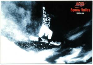 ★ Snowboarding - Squaw Valley ポストカ-ド ★ デットストック!!