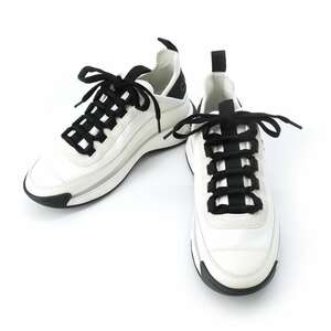 シャネル スニーカー ココマーク レディースサイズ36 G35617 CHANEL 靴 白