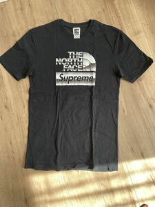 Supreme The North Face Metallic Logo Tee Black シュプリーム ノースフェイス メタリックロゴ Tシャツ ブラック　S