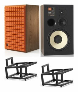 ★JBL L100 Classic/ORG+JS150BLK オレンジ(ペア) ブックシェルフ スピーカー/専用スタンド付★新品送料込/代金引換不可