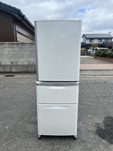 MITHUBISHI 三菱 ミツビシ 3ドア 冷蔵庫 335L MR-C34C MR-C34C-W 2017年製 USED 中古