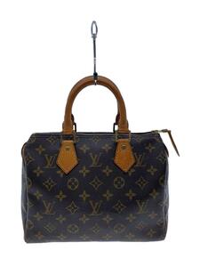 LOUIS VUITTON◆1)スピーディ25_モノグラム・キャンバス_BRW/PVC/BRW/総柄