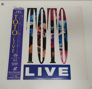 音楽LD / TOTO　LIVE / Sony Records / 帯付き / SRLM 807【M005】