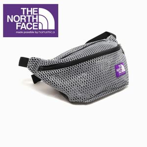 ◆A9 新品 THE NORTH FACE ザ・ノースフェイス メッシュボディバッグ グレー ウエストバッグ nanamica（ナナミカ）パープルレーベル