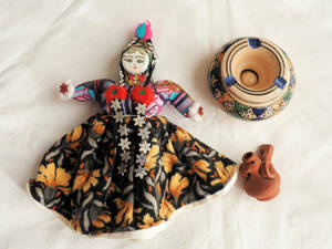 昭和レトロ　トルコ人形と灰皿　