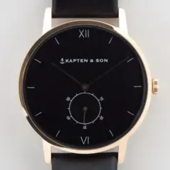 10 KAPTEN&SON キャプテンアンドサン/腕時計/Heritage/黒