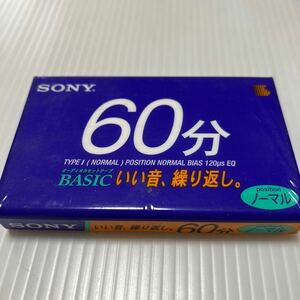 SONYオーディオカセットテープ ノーマルポジション60分