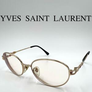 Yves Saint Laurent イヴサンローラン メガネ 度入り フルリム