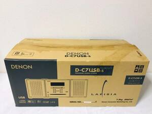 598A 【新品】 DENON デンオン コンポ MD/CD D-C7USB-s シルバー
