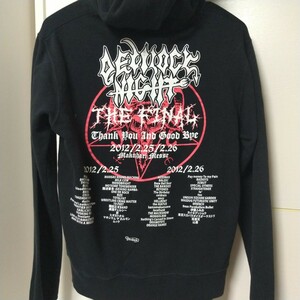 送料無料 DEVILOCK NIGHT THE FINAL 幕張メッセ 2012 パーカー S PTP pay money デビロック パンク ロック ハードコア