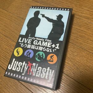 VHS 貴重 JUSTY NASTY ジャスティ ナスティ Film LIVE GAME +1 もう薔薇は贈らない 藤崎賢一 CRAZE ※未DVD化