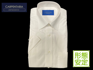 CARPENTARIA/カーペンタリア 形態安定 半袖 ドレスシャツ ワイシャツ えり回り35 YKS280-01-L203-936