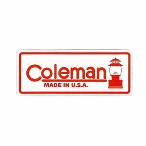 Coleman コールマン キャンプ アウトドア 雑貨 自動車 シール ステッカー MADE IN USA