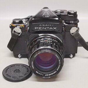 動作品 PENTAX ペンタックス 6×7 67 バケペン ロクナナ TTLファインダー ボディ SMC TAKUMAR F2.4 105mm レンズ 中判フィルムカメラ Z5683