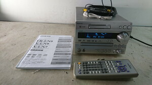 a4-127 ■ONKYO オンキョー FR-UN9 DVD/MDチューナーアンプ オーディオ機器