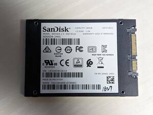 　SanDisk　SSD 240GB【動作確認済み】1627　