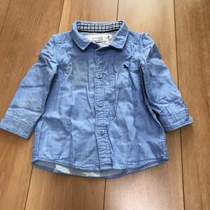 【中古】H&M エイチアンドエム　シャツ　サイズ80 キッズ