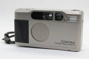 【訳あり品】 コンタックス Contax T2 チタンシルバー コンパクトカメラ s4575