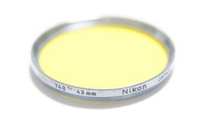 ★良品★[43mm] Nikon S用 Y48 銀枠カラーフィルター [F3176]