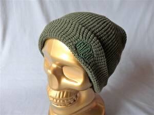 新品◆RVCA　SIMMER BEANIE ビーニー/ニットキャプ◆GREEN◆サーフィン/スケートボード/スノーボード/BMX