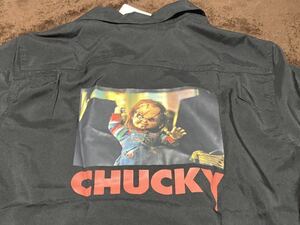 【LLサイズ】完売品 希少 新品 チャイルドプレイ チャッキー chucky シャツ 映画 80s レトロ トイストーリー ホラー good guys XL