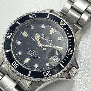 m002 H1(60) 1円～ 稼働品 ブローバ BULOVA デイト OCEANOGRAPHER オーシャングラフ ダイバーズ 200m 自動巻き メンズ 腕時計