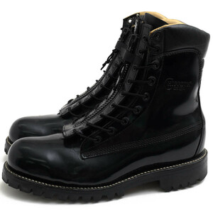 CHIPPEWA チペワ ワークブーツ 27422 9inch FIREMAN BOOTS BLACK ファイアーマン 牛革 スチールトゥ グッドイヤーウェルト製法 Vibramソー