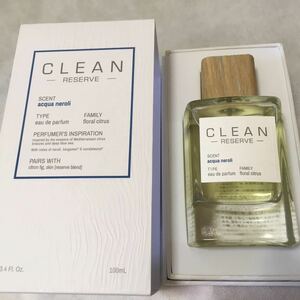 新品 クリーン リザーブ アクア ネロリ 100ml 香水 正規品 CLEAN-RESERVE acqua neroli オードパルファム 送料無料匿名配送