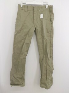 ◇ Dickies ディッキーズ センタープレス パンツ サイズ28-4(61cm) ベージュ系 レディース P