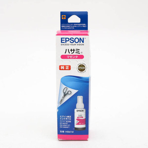エプソン 純正インクボトル プリンター ハサミ マゼンタ HSM-M 未使用 期限切れ 外装難有 メンズ レディース 70mlサイズ Epson
