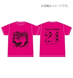 NMB48山本彩2017年7月度 生誕記念TシャツWEB限定カラー　ピンクL