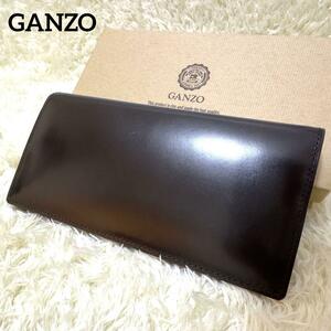 【未使用級】GANZO ガンゾ 長財布 ブライドル 小銭入れ ブラック レザー