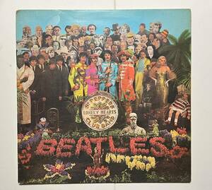 【中古LP】Beatles UK 1st プレス・マト１・一桁スタンパー★ Sgt. Peppers ★ワイド・スパイン★美盤・完品★超音波洗浄済