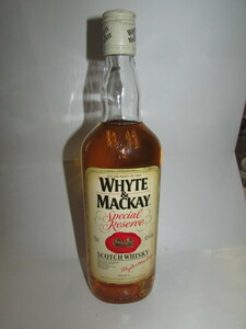 古酒・WHYTE&MACKAY　ホワイト&マッカイ・スコッチウイスキ－・　７５０ml 43%　