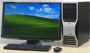 DELL Precision T3500-W3565SMT ■ 27インチ 液晶セット ■ XEON-W3565/DVDマルチ/Quadro 2000/希少OS/WindowsXP ワークステーション