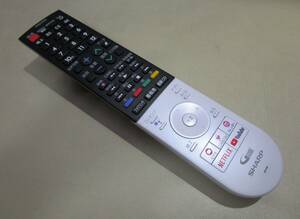 SHARP シャープ純正　TVリモコン　GB296SA　中古