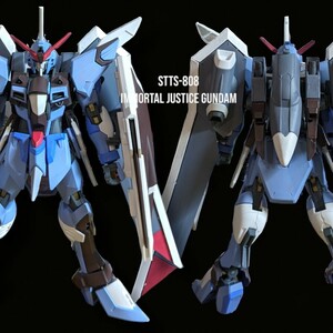 １円スタート HG 1/144 イモータルジャスティスガンダム ハイグレード ＨＧ ガンプラ 塗装済 完成品 機動戦士ガンダムSEED FREEDOM 