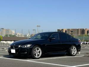 とても綺麗なBMW320d/Mスポーツ【車検R8年5月長期取得】ブラックサファイア/パドルシフト/ナビ/地デジTV/Bカメラ/ミラーETC/スペアキー